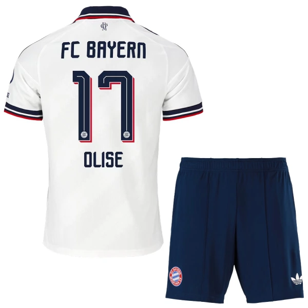 Conjunto FC Bayern de Múnich Olise 17 Niño Segunda 26/27 Conjunto FC Bayern de Múnich Olise 17 Niño Segunda 26/27