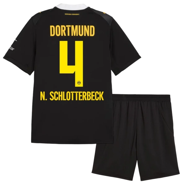 Conjunto Borussia Dortmund N. Schlotterbeck 4 Niño Segunda 26/27 Conjunto Borussia Dortmund N. Schlotterbeck 4 Niño Segunda 26/27