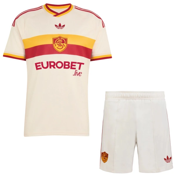 Conjunto AS Roma Niño Segunda 26/27 Conjunto AS Roma Niño Segunda 26/27