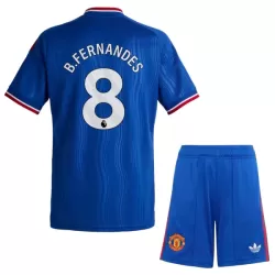 Conjunto Manchester United Bruno Fernandes 8 Niño Segunda 26/27 Conjunto Manchester United Bruno Fernandes 8 Niño Segunda 26/27