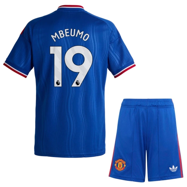 Conjunto Manchester United Mbeumo 19 Niño Segunda 26/27 Conjunto Manchester United Mbeumo 19 Niño Segunda 26/27