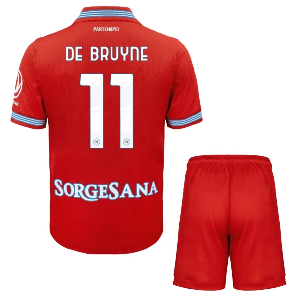 Conjunto SSC Napoli De Bruyne 11 Niño Tercera 26/27 Conjunto SSC Napoli De Bruyne 11 Niño Tercera 26/27