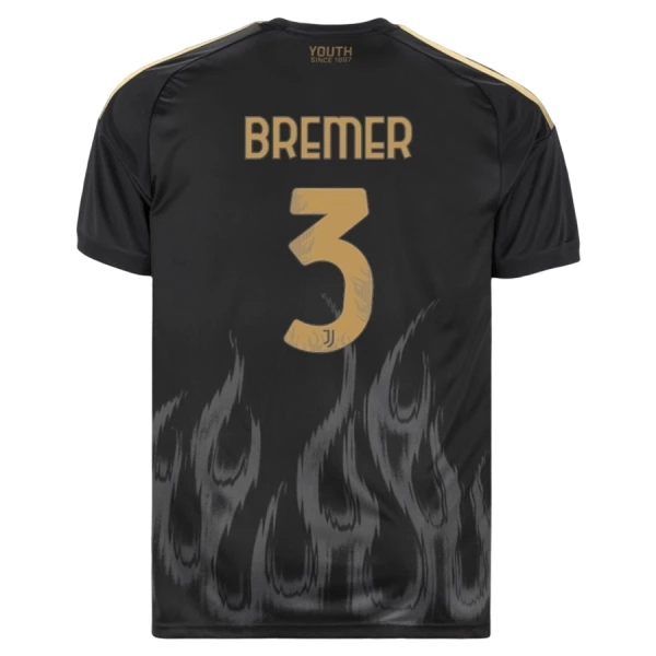 Camiseta Juventus Bremer 3 Hombre Tercera 26/27 Camiseta Juventus Bremer 3 Hombre Tercera 26/27