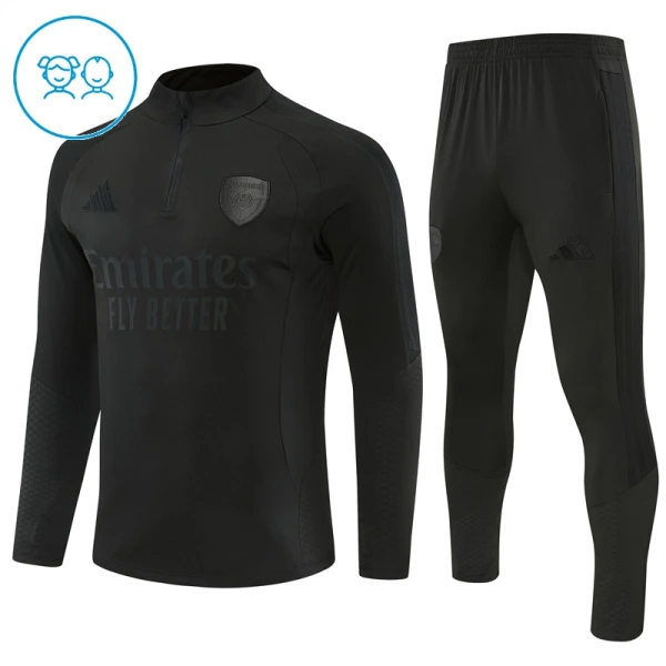 Arsenal Sudadera De Entrenamiento Niño Cremallera Cuarto 26/27 Negra