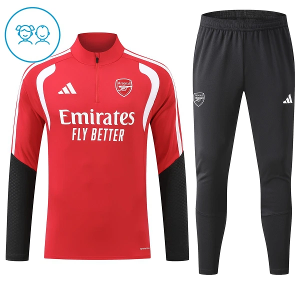 Arsenal Sudadera De Entrenamiento Niño Cremallera Cuarto 26/27 Roja Arsenal Sudadera De Entrenamiento Niño Cremallera Cuarto 26/27 Roja