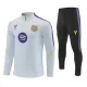 Barcelona Sudadera De Entrenamiento Hombre Cremallera Cuarto 26/27 Blanca Barcelona Sudadera De Entrenamiento Hombre Cremallera Cuarto 26/27 Blanca