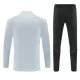 Barcelona Sudadera De Entrenamiento Hombre Cremallera Cuarto 26/27 Blanca