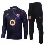 Barcelona Sudadera De Entrenamiento Hombre Cremallera Cuarto 26/27 Negra