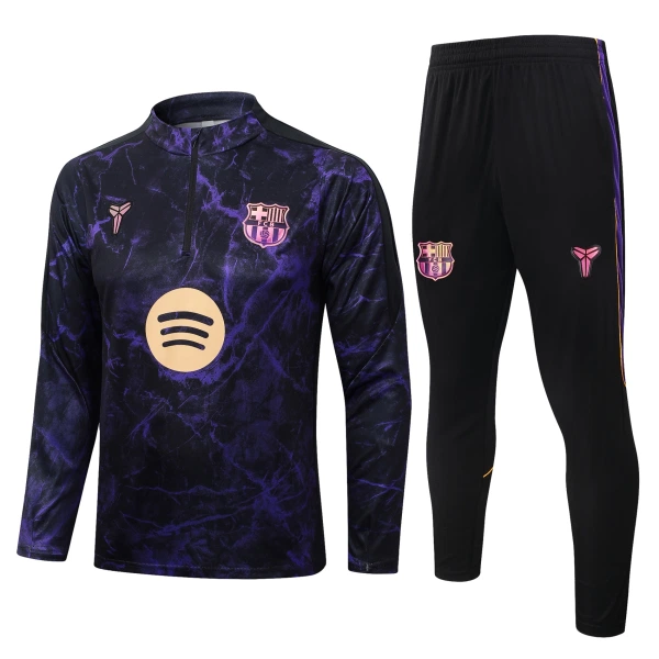Barcelona Sudadera De Entrenamiento Hombre Cremallera Cuarto 26/27 Negra Barcelona Sudadera De Entrenamiento Hombre Cremallera Cuarto 26/27 Negra