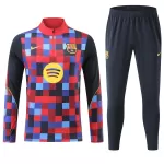 Barcelona Sudadera De Entrenamiento Hombre Cremallera Cuarto 26/27 Roja
