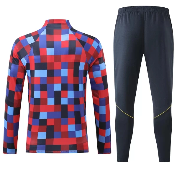 Barcelona Sudadera De Entrenamiento Hombre Cremallera Cuarto 26/27 Roja