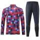 Barcelona Sudadera De Entrenamiento Hombre Cremallera Cuarto 26/27 Roja