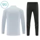 Barcelona Sudadera De Entrenamiento Niño Cremallera Cuarto 26/27 Blanca