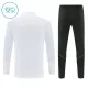 Barcelona Sudadera De Entrenamiento Niño Cremallera Cuarto 26/27 Blanca