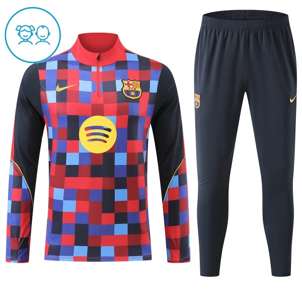 Barcelona Sudadera De Entrenamiento Niño Cremallera Cuarto 26/27 Roja Barcelona Sudadera De Entrenamiento Niño Cremallera Cuarto 26/27 Roja