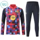 Barcelona Sudadera De Entrenamiento Niño Cremallera Cuarto 26/27 Roja Barcelona Sudadera De Entrenamiento Niño Cremallera Cuarto 26/27 Roja