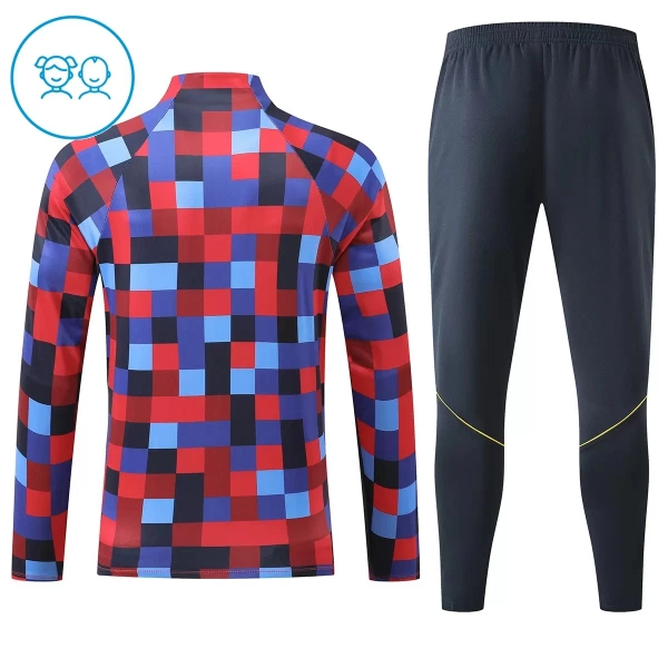 Barcelona Sudadera De Entrenamiento Niño Cremallera Cuarto 26/27 Roja
