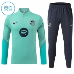 Barcelona Sudadera De Entrenamiento Niño Cremallera Cuarto 26/27 Verde Barcelona Sudadera De Entrenamiento Niño Cremallera Cuarto 26/27 Verde