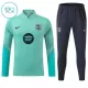 Barcelona Sudadera De Entrenamiento Niño Cremallera Cuarto 26/27 Verde