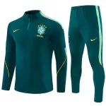 Brasil Sudadera De Entrenamiento Hombre Cremallera Cuarto 26/27 Verde