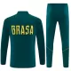 Brasil Sudadera De Entrenamiento Hombre Cremallera Cuarto 26/27 Verde