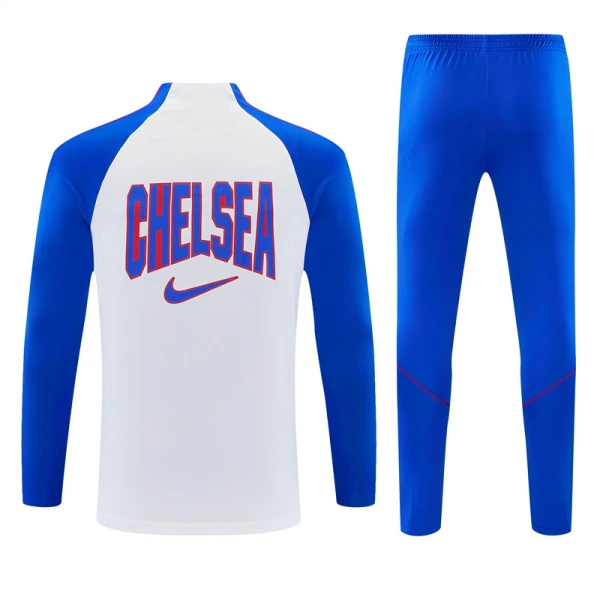 Chelsea Sudadera De Entrenamiento Hombre Cremallera Cuarto 26/27 Blanca
