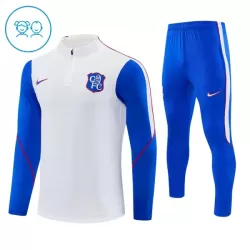 Chelsea Sudadera De Entrenamiento Niño Cremallera Cuarto 26/27 Blanca Chelsea Sudadera De Entrenamiento Niño Cremallera Cuarto 26/27 Blanca