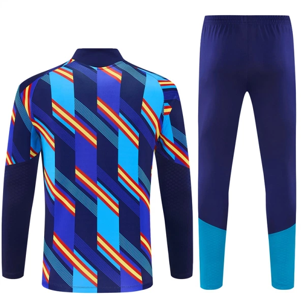 España Sudadera De Entrenamiento Hombre Cremallera Cuarto 26/27 Azul