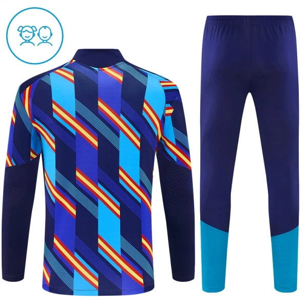 España Sudadera De Entrenamiento Niño Cremallera Cuarto 26/27 Azul