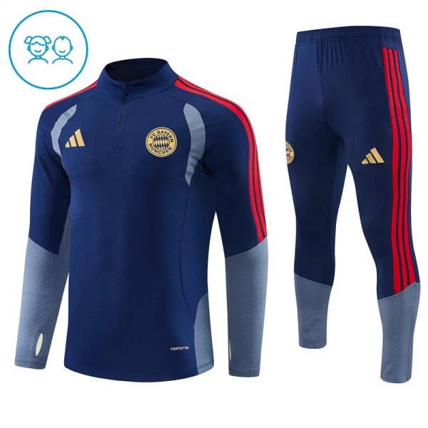 FC Bayern de Múnich Sudadera De Entrenamiento Niño Cremallera Cuarto 26/27 Azul FC Bayern de Múnich Sudadera De Entrenamiento Niño Cremallera Cuarto 26/27 Azul