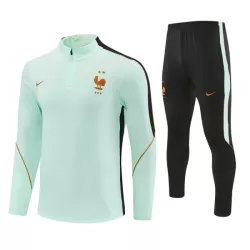 Francia Sudadera De Entrenamiento Hombre Cremallera Cuarto 26/27 Blanca Francia Sudadera De Entrenamiento Hombre Cremallera Cuarto 26/27 Blanca