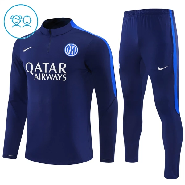Inter Milan Sudadera De Entrenamiento Niño Cremallera Cuarto 26/27 Azul Inter Milan Sudadera De Entrenamiento Niño Cremallera Cuarto 26/27 Azul