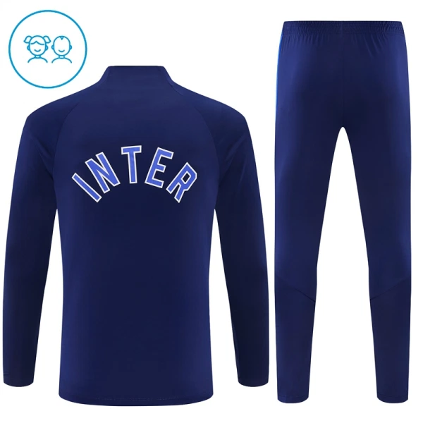 Inter Milan Sudadera De Entrenamiento Niño Cremallera Cuarto 26/27 Azul