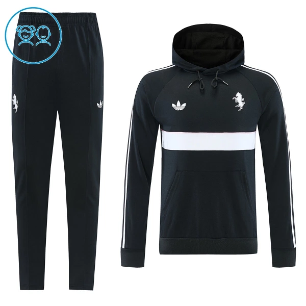 Juventus Hoodie Sudadera De Entrenamiento Niño 26/27 Negra Juventus Hoodie Sudadera De Entrenamiento Niño 26/27 Negra