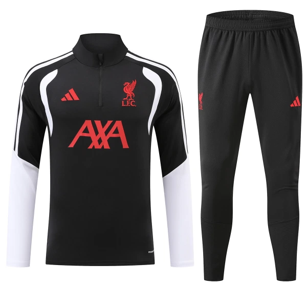 Liverpool Sudadera De Entrenamiento Hombre Cremallera Cuarto 26/27 Negra