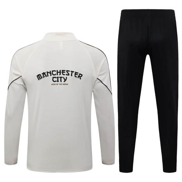 Manchester City Sudadera De Entrenamiento Hombre Cremallera Cuarto 26/27 Gris