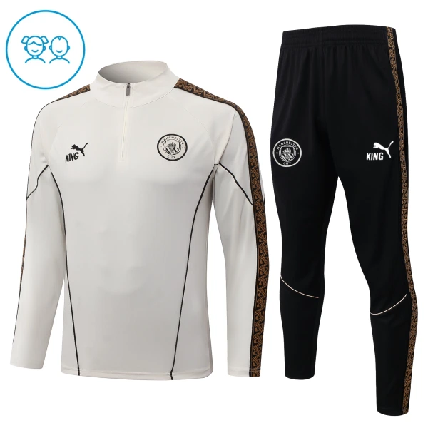 Manchester City Sudadera De Entrenamiento Niño Cremallera Cuarto 26/27 Gris Manchester City Sudadera De Entrenamiento Niño Cremallera Cuarto 26/27 Gris