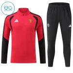 Manchester United Sudadera De Entrenamiento Niño Cremallera Cuarto 26/27 Roja