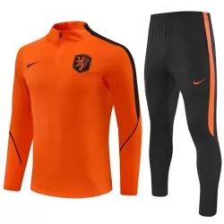 Países Bajos Sudadera De Entrenamiento Hombre Cremallera Cuarto 26/27 Naranja Países Bajos Sudadera De Entrenamiento Hombre Cremallera Cuarto 26/27 Naranja