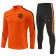 Países Bajos Sudadera De Entrenamiento Hombre Cremallera Cuarto 26/27 Naranja Países Bajos Sudadera De Entrenamiento Hombre Cremallera Cuarto 26/27 Naranja