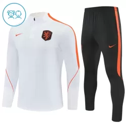 Países Bajos Sudadera De Entrenamiento Niño Cremallera Cuarto 26/27 Blanca Países Bajos Sudadera De Entrenamiento Niño Cremallera Cuarto 26/27 Blanca