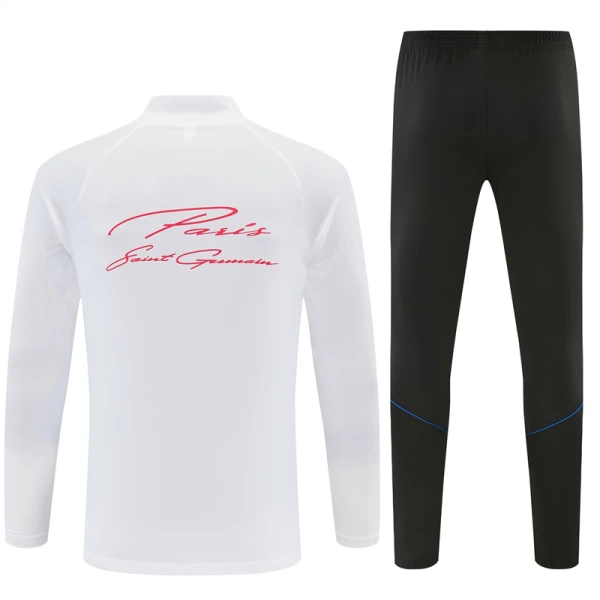 Paris Saint-Germain Sudadera De Entrenamiento Hombre Cremallera Cuarto 26/27 Blanca
