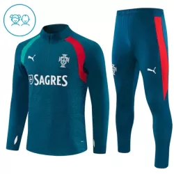 Portugal Sudadera De Entrenamiento Niño Cremallera Cuarto 26/27 Azul Portugal Sudadera De Entrenamiento Niño Cremallera Cuarto 26/27 Azul
