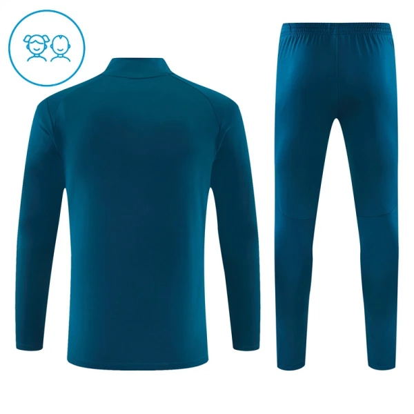 Portugal Sudadera De Entrenamiento Niño Cremallera Cuarto 26/27 Azul