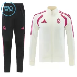 Real Madrid Conjunto De Chaqueta De Entrenamiento Niño 26/27 Blanca Real Madrid Conjunto De Chaqueta De Entrenamiento Niño 26/27 Blanca