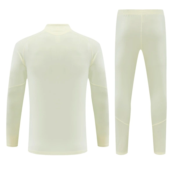 Real Madrid Sudadera De Entrenamiento Hombre Cremallera Cuarto 26/27 Blanca