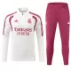Real Madrid Sudadera De Entrenamiento Hombre Cremallera Cuarto 26/27 Blanca