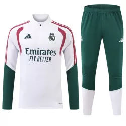 Real Madrid Sudadera De Entrenamiento Hombre Cremallera Cuarto 26/27 Blanca Real Madrid Sudadera De Entrenamiento Hombre Cremallera Cuarto 26/27 Blanca