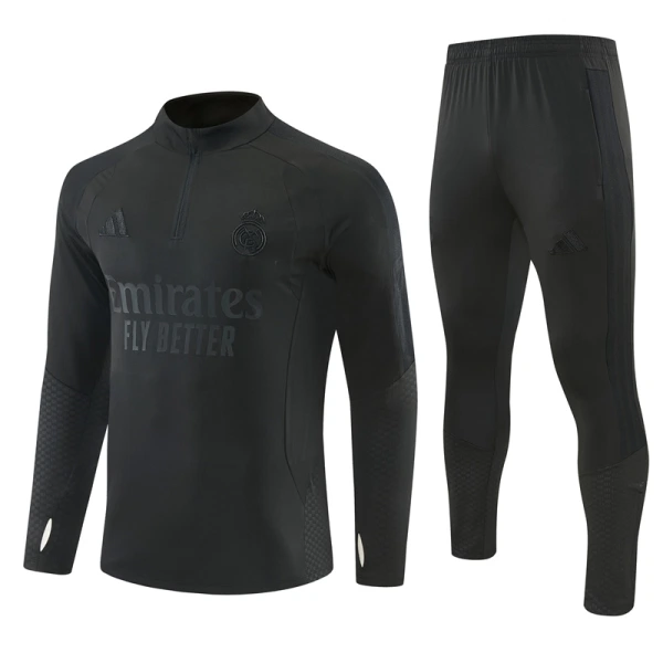 Real Madrid Sudadera De Entrenamiento Hombre Cremallera Cuarto 26/27 Negra Real Madrid Sudadera De Entrenamiento Hombre Cremallera Cuarto 26/27 Negra