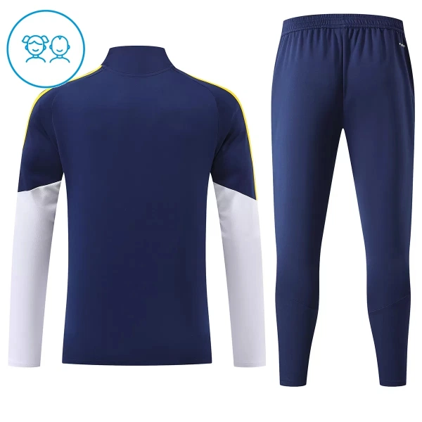 Real Madrid Sudadera De Entrenamiento Niño Cremallera Cuarto 26/27 Azul